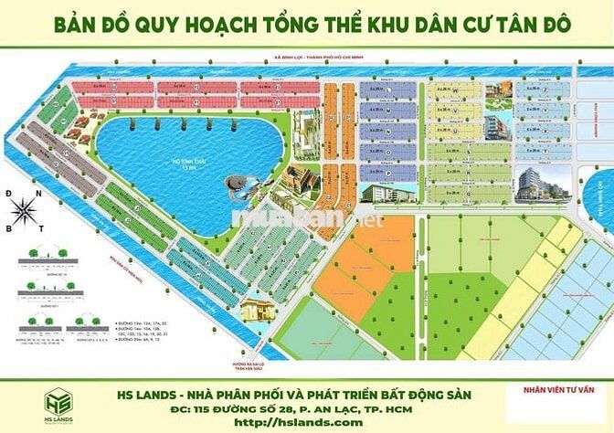 Lô view hồ Vip giá rẻ nhất khu vực TÂN ĐÔ 1ty950