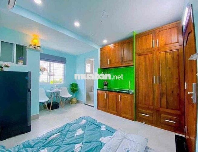 PHÒNG TRỌ STUDIO FULL NỘI THẤT KDC KIM SƠN ĐI BỘ QUA TDTu