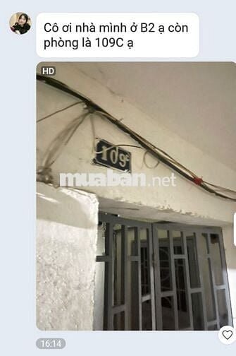 Còn trống 2 căn tập thể tin tiền cần cho thuê