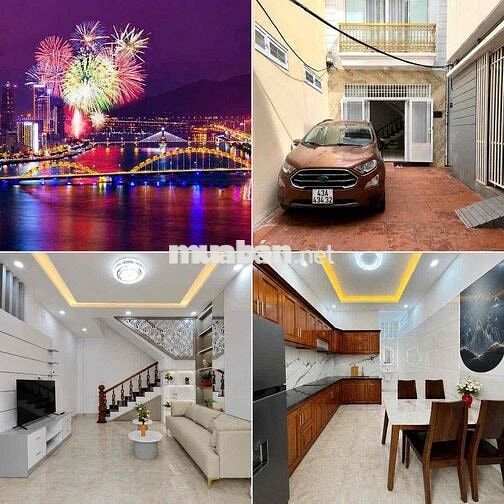 Cho thuê nhà mới 100% kiệt ô tô Ông Ích Khiêm, 3PN, full nội thất