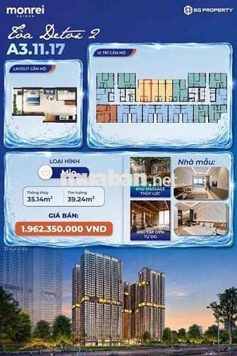Chỉ 1.9 tỷ sở hữu căn hộ HCM chuẩn resort