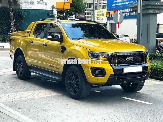 Ford Ranger Wildtrak 2022 Vàng 29.000 km