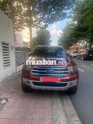 Ford Everest Titanium 1 cầu 2020 Đỏ 130.000 km