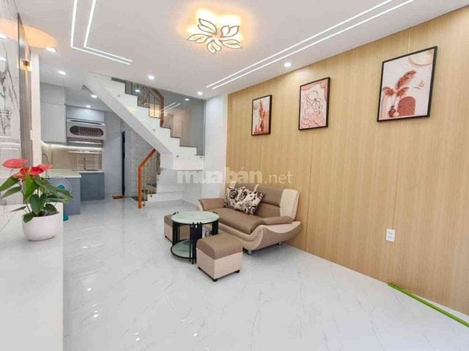 NHÀ MỚI ĐẸP - SÁT MẶT TIỀN PHÚ THỌ HÒA - TÂN PHÚ - 2 TẦNG KI
