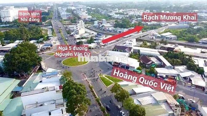 NỀN BIỆT THỰ VIEW BỜ KÈ SÔNG MẶT TIỀN RẠCH MƯƠNG KHAI_513m²