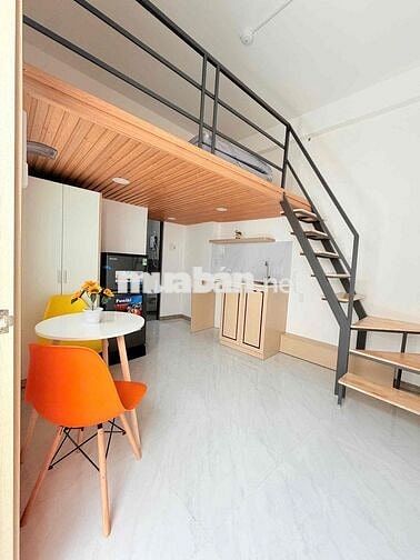 Căn hộ có gác 35m2 ở 4 người - 4 xe, Phan Văn Trị gần Văn Lang Cs3, Q1
