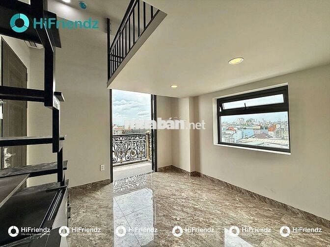 Duplex Ban Công 5Tr.. Cao Cấp - FULL Nội Thất - CVPM, đi bộ Emart 