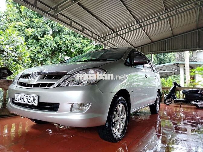 Toyota Innova 2008 Số sàn Bạc 150.000 km