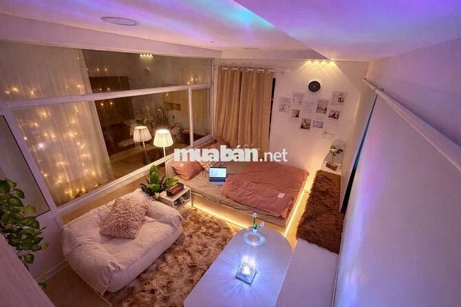 CHO THUÊ 1PN 25M2 TÁCH BẾP CỬA SỔ TO NGAY VÒNG XOAY DÂN
