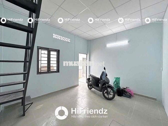 Nhà 1 trệt 1 lầu thông thoáng gác 2m5 đứng được mới xây kế Gò Dầu