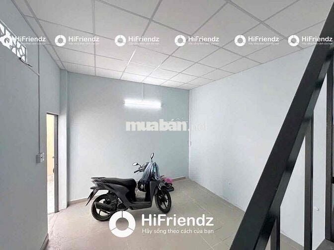 Nhà 1 trệt 1 lầu thông thoáng gác 2m5 đứng được mới xây kế Gò Dầu