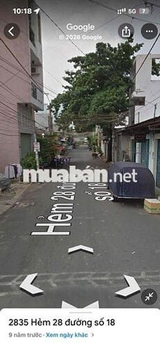 Thuê nhà ở gia đinh, làm văn phòng. Xe tải vào tận cửa
