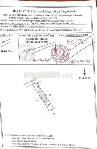 Chính chủ bán đất thổ cư P.2 Bảo Lộc - View trực diện Hồ Ngọc
