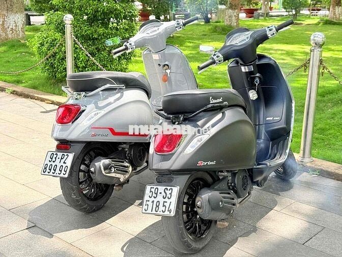 Piaggio Vespa Sprint Xám Đen