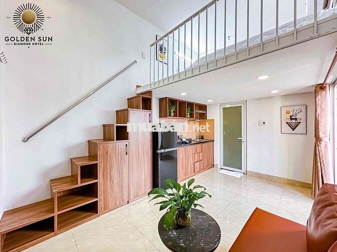 Cho Thuê Căn Hộ Duplex Gác Cao Bancong Full NT gần Phú Mỹ Hưng,Đh Rmit