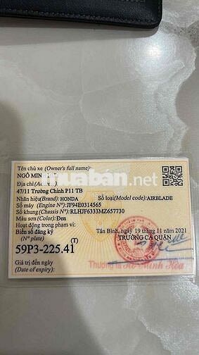 Honda AirBlade 125 2021 Đen bóng