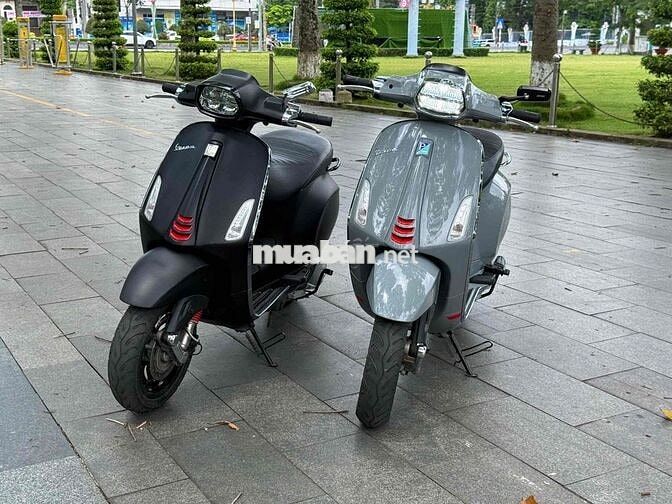 Piaggio Vespa Sprint Xám Đen