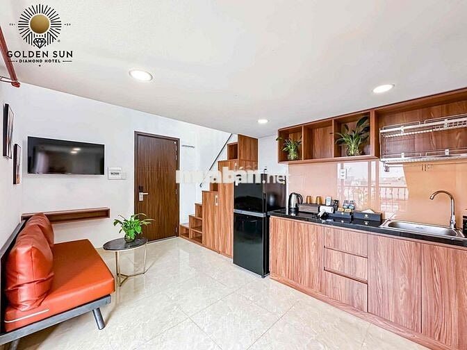 Cho Thuê Căn Hộ Duplex Gác Cao Bancong Full NT gần Phú Mỹ Hưng,Đh Rmit