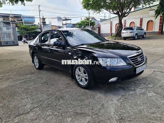 Hyundai Sonata 2009 Số sàn màu Đen