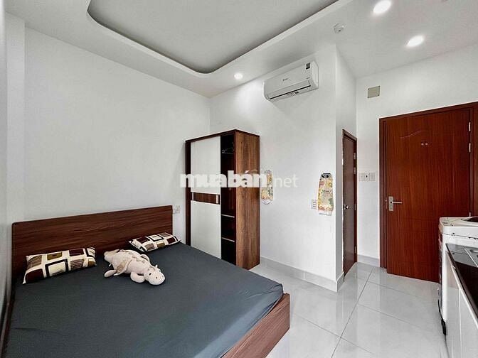 STUDIO mới xây siêu đẹp Q6 có ban công, thang máy hẻm oto tận cửa
