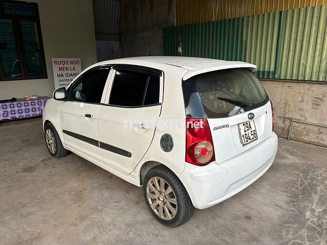 Kia Morning 2008 Trắng Xăng