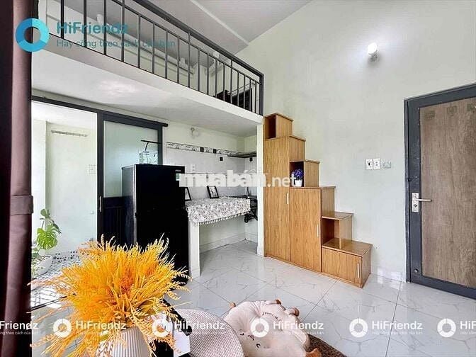 CHO THUÊ PHÒNG CÓ GÁC BAN CÔNG FULL NỘI THẤT CUỐI NGUYỄN THÁI SƠN