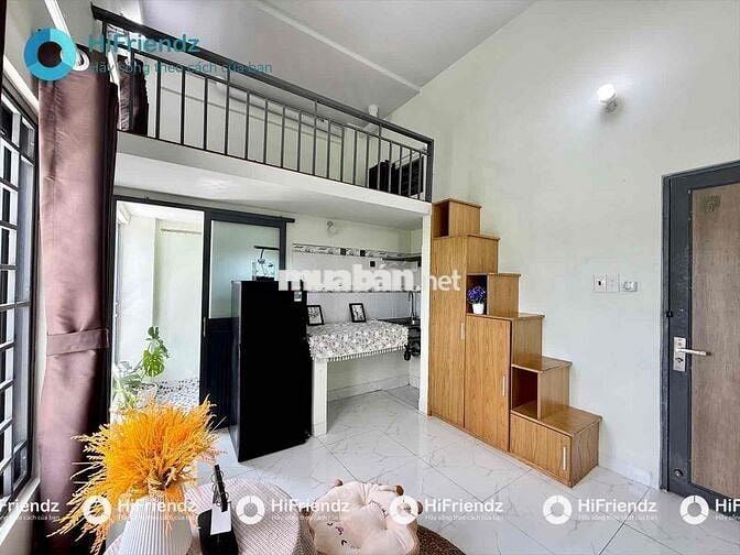 CHO THUÊ PHÒNG CÓ GÁC BAN CÔNG FULL NỘI THẤT CUỐI NGUYỄN THÁI SƠN