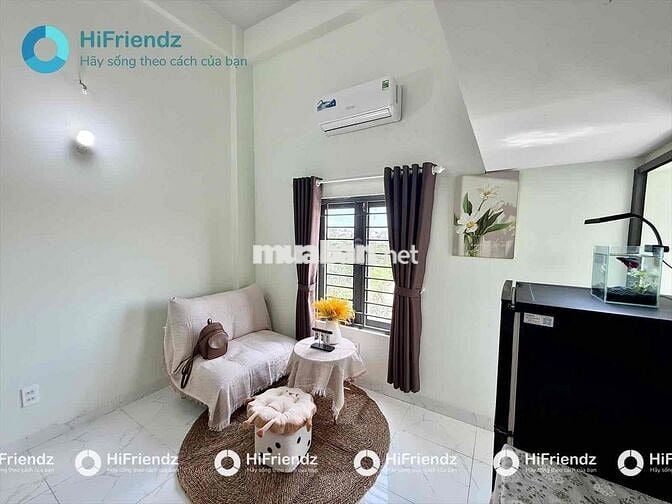 CHO THUÊ PHÒNG CÓ GÁC BAN CÔNG FULL NỘI THẤT CUỐI NGUYỄN THÁI SƠN