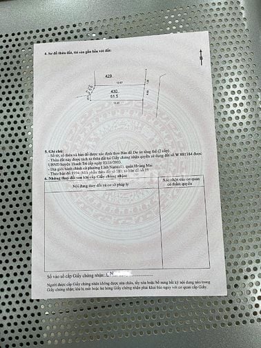 🏡 BÁN ĐẤT NGÕ LĨNH NAM – VĨNH HƯNG, HOÀNG MAI | 51.5m² | Ô TÔ 4 CHỖ V