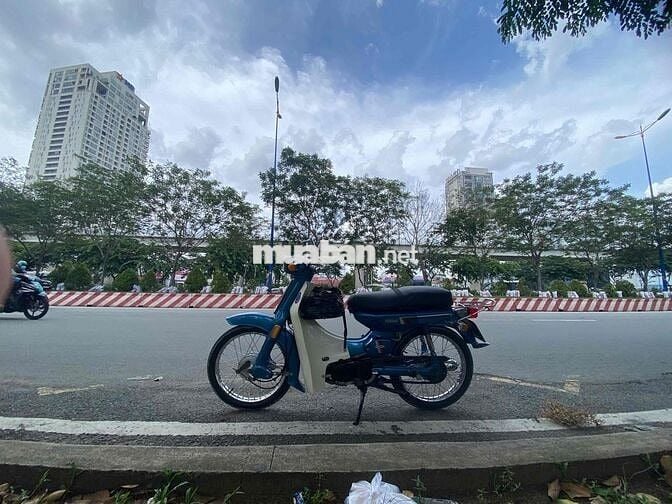 Yamaha Mate 80cc 2 thì Xanh, trắng