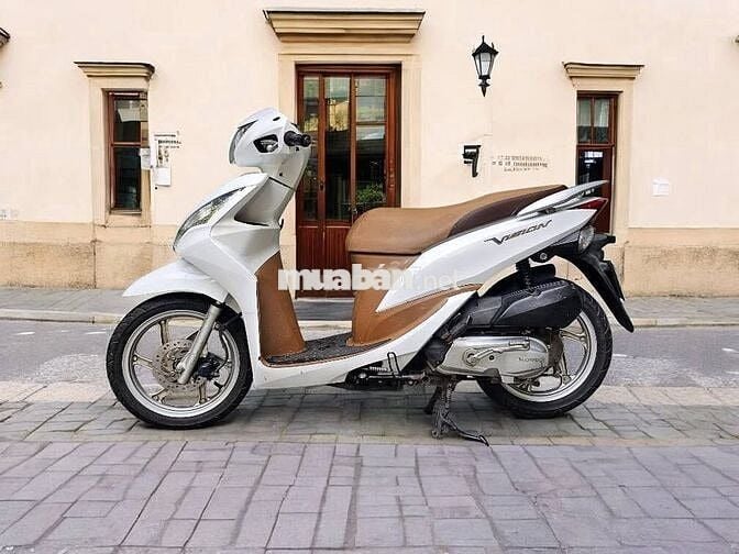 Honda Vision 2024 Trắng Xăng