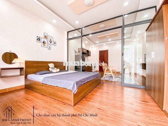 Phòng 50m Full nội thất Ban công Trương Công Định Tân Bình