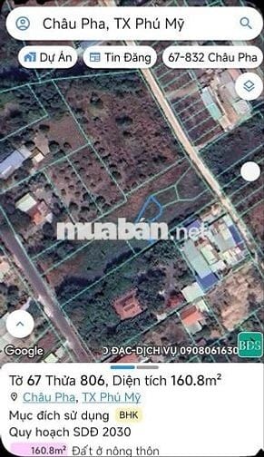 CHÍNH CHỦ 🔥 28m x 51m 💥100m2 thổ cư  🔥🎉 Giá  2xx/m 💥 BRVT