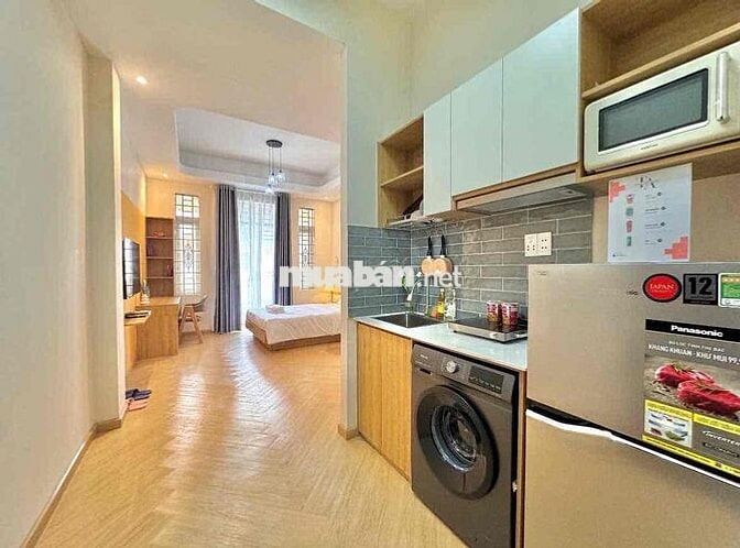 CHO THUÊ STUDIO MỚI 100%- BAN CÔNG VÀ CỬA SỔ TRỜI FULL NT-KV TRƯỜNG SA