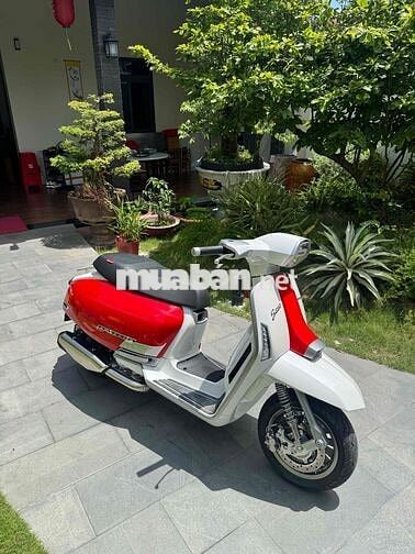 Lambretta G350 Trắng Đỏ odo 330 km xe như mới !!
