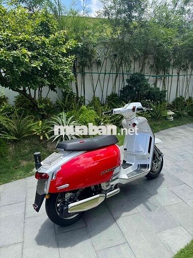 Lambretta G350 Trắng Đỏ odo 330 km xe như mới !!
