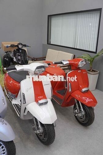 Lambretta G350 Trắng Đỏ odo 330 km xe như mới !!