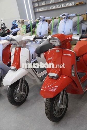 Lambretta G350 Trắng Đỏ odo 330 km xe như mới !!