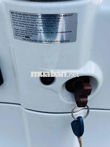 Piaggio Vespa Sprint 2018 Trắng iGet ABS chính chu