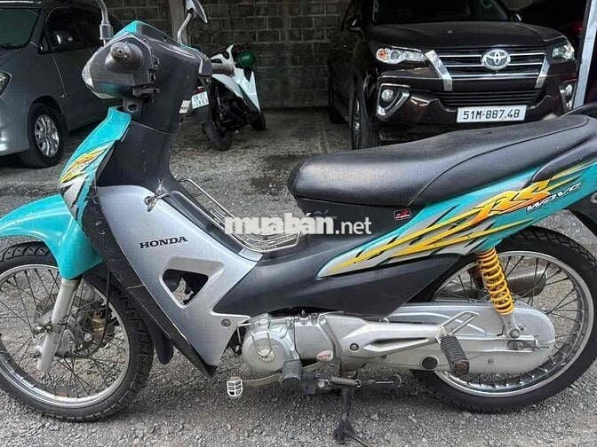 Honda Wave RS 2007 Xanh Bạc 75480 km