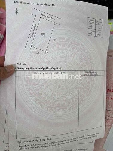Chính chủ cần bán lô góc 2 mặt tiền gần chợ Tân Bình