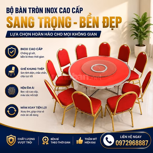 Bàn ghế nhà hàng, ghế sự kiện hội trường ,bàn ghế tiệc cưới giá rẻ