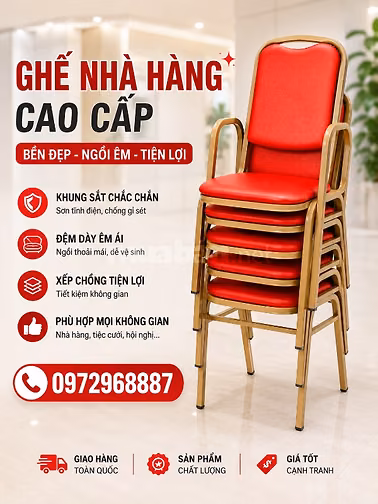 Bàn ghế nhà hàng, ghế sự kiện hội trường ,bàn ghế tiệc cưới giá rẻ