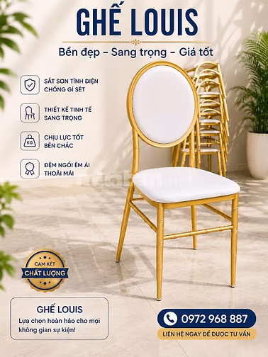 Bàn ghế nhà hàng, ghế sự kiện hội trường ,bàn ghế tiệc cưới giá rẻ