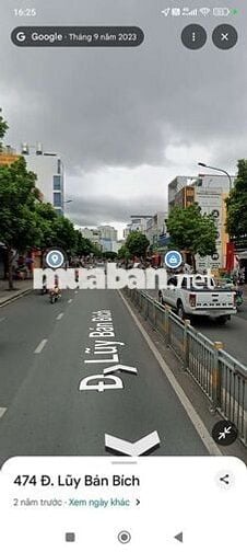 Mặt bằng showroom 474 Lũy Bán Bích