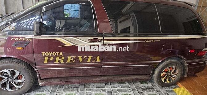 Toyota Previa 1993 Đỏ đô Nhật Bản