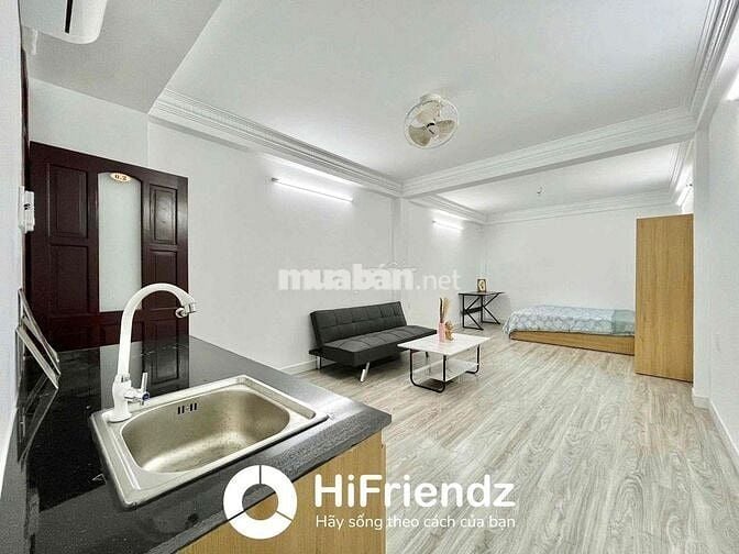 Chdv Miễn phí xe , Sát Q1 , đường lớn , Full nthat , Thang máy đày đủ