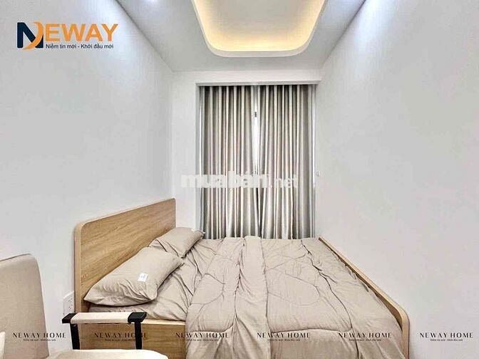 CĂN HỘ MINI MỚI 100%, BAN CÔNG,CỬA SỔ FULL NỘI THẤT CAO CẤP, Ở LIỀN