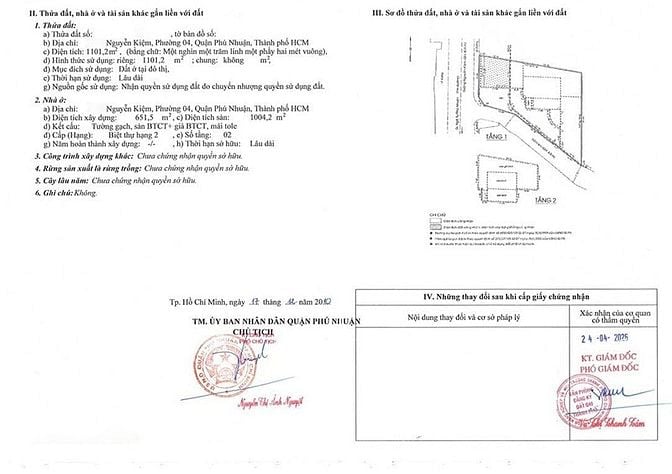 Bán siêu quỹ đất 1101m2 mặt tiền Nguyễn Kiệm – Bề ngang 22m, nở hậu