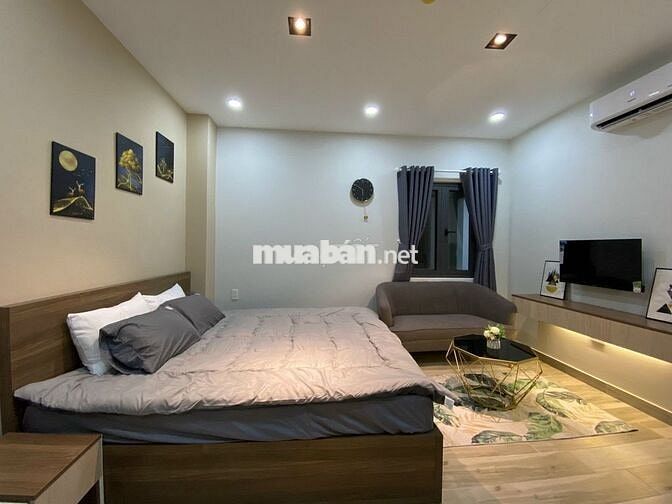 Ở NGAY CĂN STUDIO FULL ĐỒ NGAY BỜ KÈ HOÀNG SA SÁT Q.3, Q.10 THANH MÁY